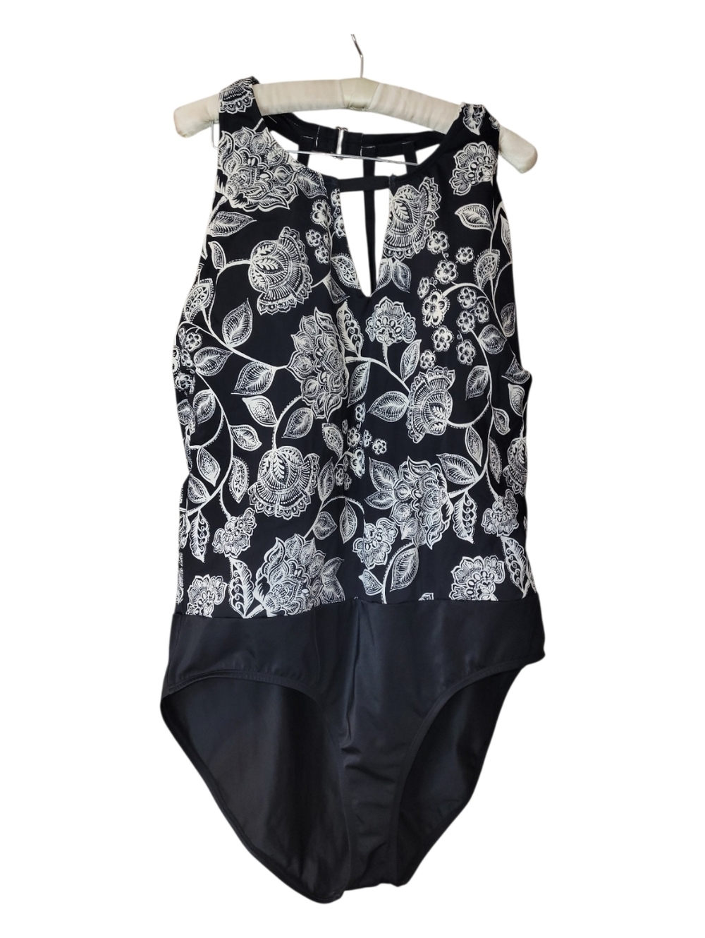 Jantzen One Piece Swim Swimming Suit Soft Molded Cups 22W